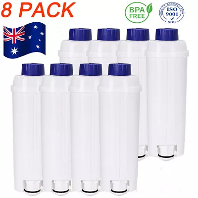 8 Pack Water Filter For Delonghi Magnifica Automatic Coffee Machine ECAM22110SB • $63.99