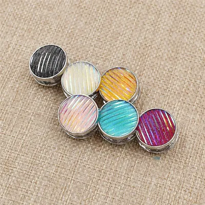 Fashion Metal Magnetic Button Muslim Hijab Scarf Clip Brooch Pin Accessories 2x • $2.48