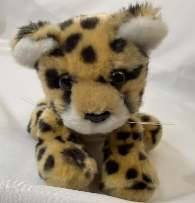 Cheetah Cub 7  Plush K&M International Leopard Jaguar Stuffed Animal Toy Floppy  • $8.99