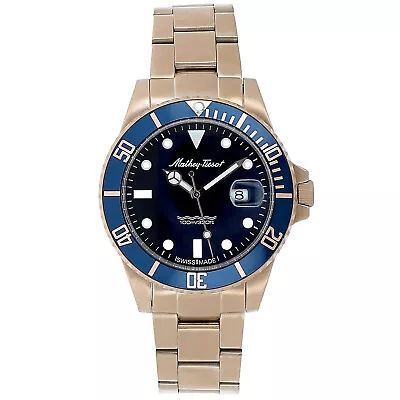Mathey Tissot Men's Classic Blue Dial Watch - H908APRBU • $151.71