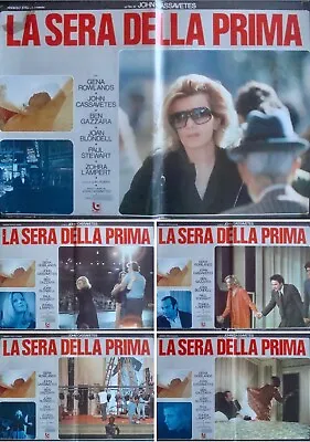 OPENING NIGHT Italian Fotobusta Movie Poster X5 JOHN CASSAVETES GENA ROWLANDS 77 • $200