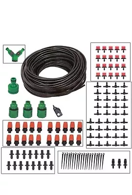 149pcs Automatic Micro Drip Irrigation Watering System Kit Plant Garden 30M • £10.58