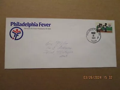 MISL Philadelpia Fever Vintage Defunct Dated 1981 Team Logo Business Envelope • $25