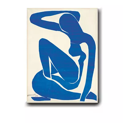 Nu Bleu Figure Study By Henri Matisse Canvas Poster Museum Art Print Wall Decor • $19.90