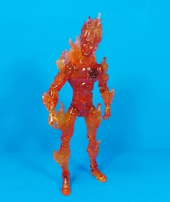 Marvel Legends Fantastic Four Series 1 Human Torch Johnny 6  Action Figure 2005  • $22