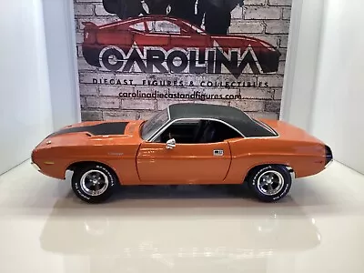 1:18 Ertl 1970 Challenger 426 Hemi   Orange On Black Ma# 820 • $64.99