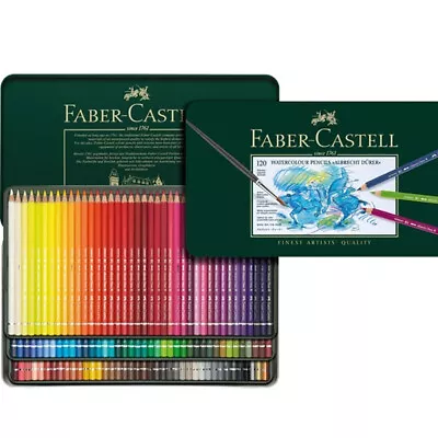Faber-Castell Albrecht Durer Watercolor Pencils Tin Set Of 120 - Assorted Colors • $286.64
