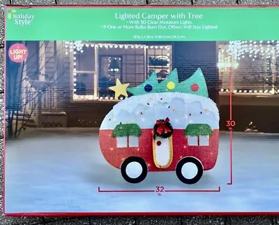 Christmas Camper Decoration - Light Up Indoor/Outdoor Display NEW • $32.99