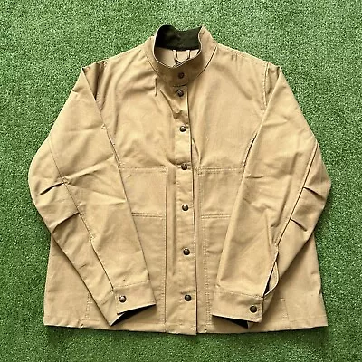 Vintage 90’s Filson Tan Button-Up Workwear Hunting Jacket Made In USA XL • $150