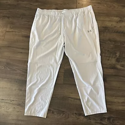 Under Armour UA Squad Woven STRETCH Warm-Up Pants W/ Elastic Waist SZ: 4XL NWT • $35.99