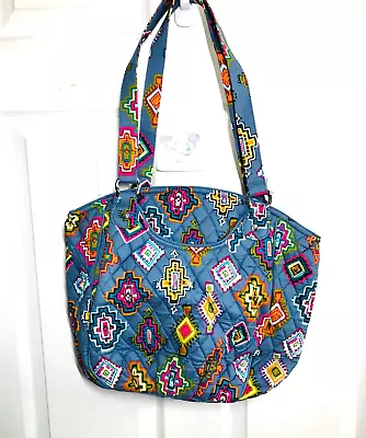 Vera Bradley  **PAINTED MEDALLION** Glenna Shoulder Bag Purse NWT • $17.08