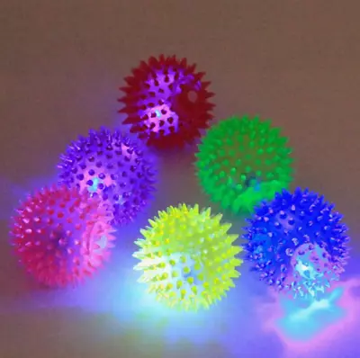 LED Ball For Dogs PVC Pet Dog Puppy Toy Light Up Flashing Play Toy With 6.5cm • £5.49