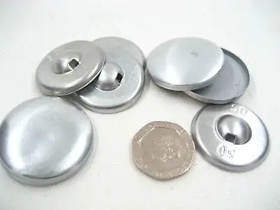 100sets 32mm Fabric Self Cover Buttons Aluminum Flat Ring Back DIY Fabric Button • £12.99