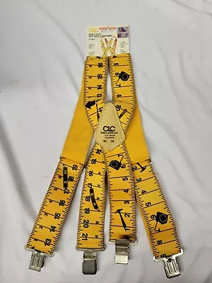 New Clc Model 110rul Tape Rule Extra Wide Heavy Duty Work Suspenders 4622247 • $9.50