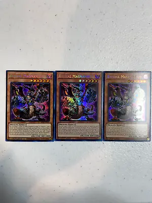 Yugioh Bystial Magnamhut 3x Prismatic Secret Rare Mp23-en157 Playset MP23  • $14.99