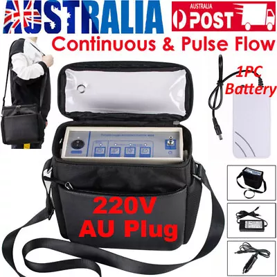 Adjustable Oxygen-Concentrator Generator Machine For Home 220V With 1PC Battery • $284.69