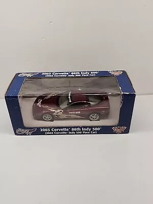 Revell 2003 Corvette 50th Anniv Diecast 2002 86th Indy 500 Pace Car Maroon 1:25  • $19.90