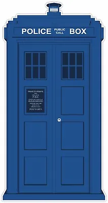 TARDIS Dr Who Phone Booth Removable Wall Sticker Decal 28  • £21.88