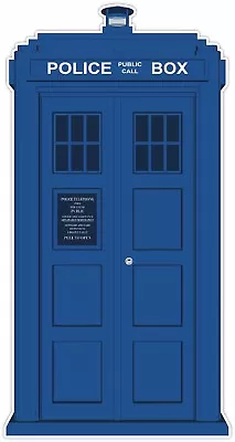 TARDIS Dr Who Phone Booth Removable Wall Sticker Decal 28  • £21.88