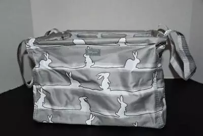 Thirty One SQUARE Utility Tote In Spring Bunnies NWT • $28.99