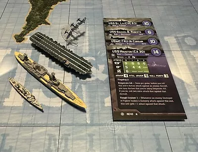 Axis & Allies - War At Sea - USS Houston America Navy Collection • $20