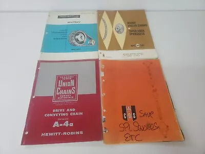 Vintage Industrial Catalogs Hewitt-Robins Chain Dodge Bearings CDS Switches LOT • $10