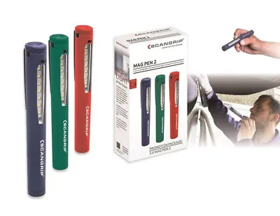 Scangrip Mag Pen 2 Rechargeable LED Pencil Work Light Set Of 3 Colours + Cables • £49.95