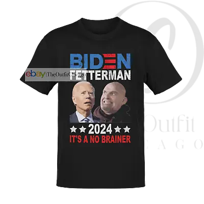 Funny Biden Fetterman Shirts No Brainer Political T Shirt Ultra Maga Trump Shirt • $23.98