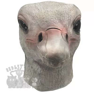 $36.76 • Buy Latex Animal Mask Ostrich Bird Head Cosplay Fancy Dress Novelty Masquerade Party