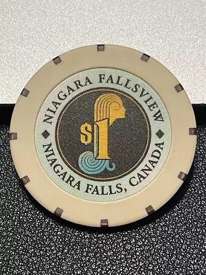 $1 Casino Niagara Casino Chip Poker Chip Canada Gambling Token • £3.79