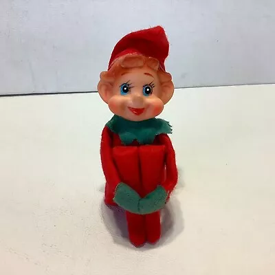 Vintage Knee Hugger Pixie Elf Red Made Tokyo Japan 8.5  Tall • $29.99