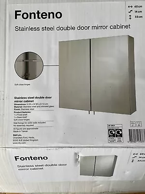Bathroom Cabinet - Stainless Steel • £20
