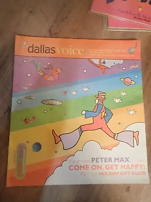 Dallas Voice Newspaper 2011 Peter Max Cover Art Beatles Warhol Pop Sixties RARE • $50