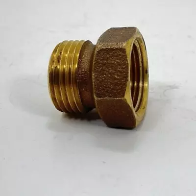 Heavy Duty Brass 3/4  Female NPT Pipe To 3/4  Male Standard Garden Hose Adapter • $10.49