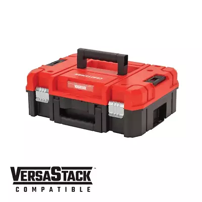 CRAFTSMAN VERSASTACK System 17-In Red Plastic Rugged Lockable Tool Box New • $53.99