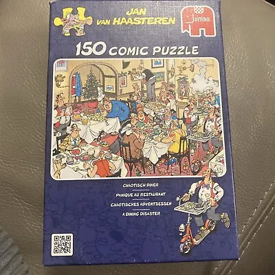 Jan Van Haasteren 'a Dining Disaster' 150-piece Jigsaw Puzzle - Vgc & Complete! • £6.99