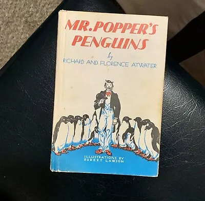 Mr.Popper's Penguins HC By Richard And Florence Atwater 1938 50th Print WeReader • $8