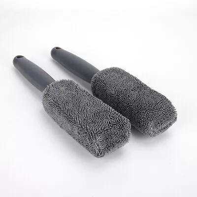 Washing Clean Car Wheel Cleaning Brush Tool Tire Alloy Soft Bristle Cleaner • $10.89