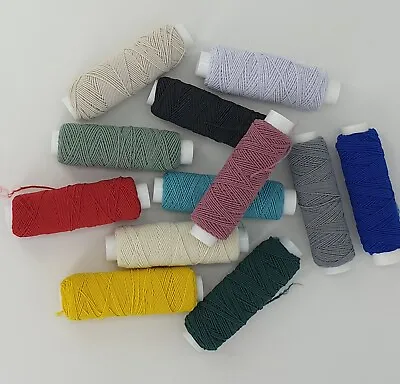 £2.52 • Buy  Shirring Elastic Width 0.5mm Assorted Colours 20 Metres Per Reel