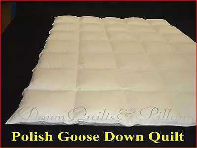 1 Single Bed Size Quilt 90% Polish Goose Down Cassette Boxed Style 3 Blankets  • $273