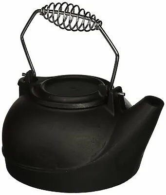 $36.19 • Buy Black Vintage Wood Stove Cast Iron Kettle Humidifier Pot Steamer Fireplace 2.5QT