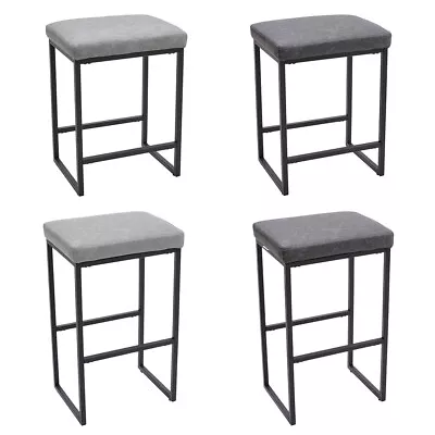 Bar Stool Counter Backless Stool Kitchen Breakfast Stool Dining Room Cafe Chair • £41.95