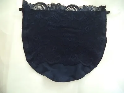  Navy Lined lace Modesty Panel   • £4.75