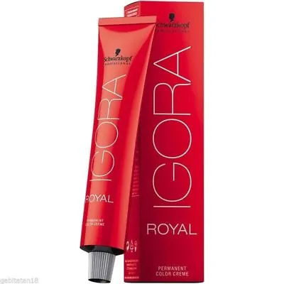 Schwarzkopf Igora Royal Hair Color 60ml - IGORA ROYAL HAIR COLOUR • $21.78