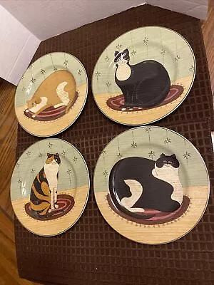 Warren Kimble Cat Collection (Set Of 4 ) 8 Inch Plates NEW • $27