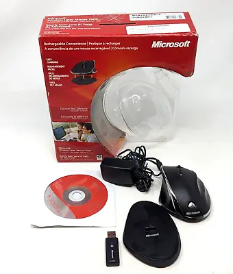 Microsoft Natural Wireless Laser Mouse 7000 Silver W/ Receiver Model 1117 • $99.99