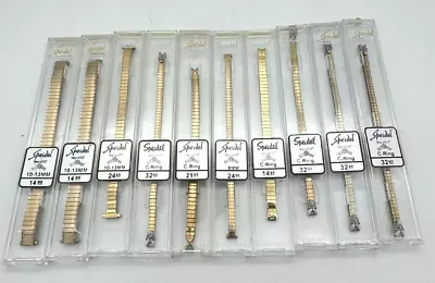 Vintage SPEIDEL Women's Metal Watch Band Strap Lot Of 10 New Old Store Stock • $13.50