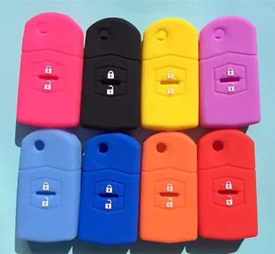 $7.90 • Buy MAZDA 3,2,6 2 Button Remote CAR KEY COVER CASE HOLDER MPS SP23 CX7 CX9