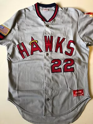1990 Boise Hawks Sz 46 Rawlings Game Used #22 Road Minor League Baseball Jersey • $185.22