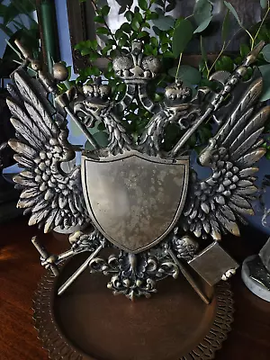 Vintage Cast Metal Coat Of Arms • $110